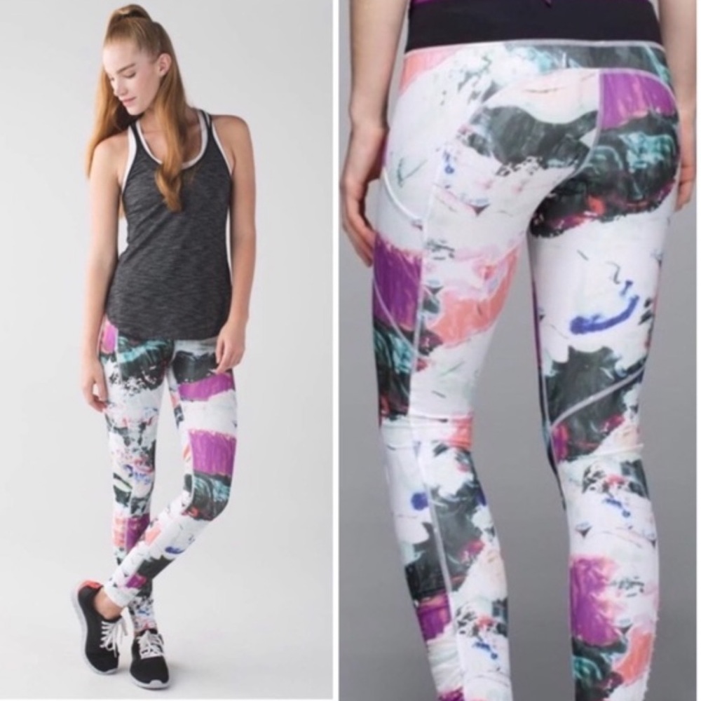 Lululemon speed tight III 3 multi wave leggings